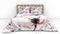 Heckettlane Esta Dekbedovertrek - Lits-jumeaux - Bamboe - 240x200-220cm - Roze