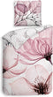 Heckettlane Esta Dekbedovertrek - Lits-jumeaux - Bamboe - 240x200-220cm - Roze