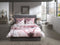 Heckettlane Esta Dekbedovertrek - Lits-jumeaux - Bamboe - 240x200-220cm - Roze