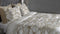 Heckettlane Fabiola Dekbedovertrek - Lits-jumeaux - Katoensatijn - 260x200-220cm - Off-White