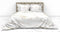 Heckettlane Fabiola Dekbedovertrek - Lits-jumeaux - Katoensatijn - 260x200-220cm - Off-White
