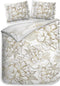 Heckettlane Fabiola Dekbedovertrek - Tweepersoons - Katoensatijn - 200x200-220cm - Off-White