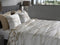 Heckettlane Fabiola Dekbedovertrek - Tweepersoons - Katoensatijn - 200x200-220cm - Off-White