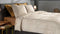 Heckettlane Fino Dekbedovertrek - 100% Katoen-Dobby - 260x220 - Natural