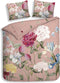 Heckettlane Flores Dekbedovertrek - 100% Katoen-Satijn - 200x220-NL-BE - Roze