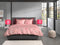 Heckettlane Flores Dekbedovertrek - 100% Katoen-Satijn - 240x220 - Roze