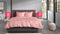 Heckettlane Flores Dekbedovertrek - 100% Katoen-Satijn - 240x220 - Roze