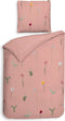 Heckettlane Flores Dekbedovertrek - 100% Katoen-Satijn - 240x220 - Roze