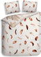Heckettlane Flori Dekbedovertrek - Eenpersoons - Katoen - 140x200-220cm - Off-White