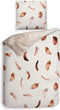 Heckettlane Flori Dekbedovertrek - Lits-jumeaux - Katoen - 240x200-220cm - Off-White