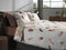 Heckettlane Flori Dekbedovertrek - Lits-jumeaux - Katoen - 260x200-220cm - Off-White
