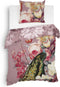 Heckettlane Fonda Dekbedovertrek - Eenpersoons - Katoen - 140x200-220cm - Roze