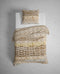 Heckettlane Foster Dekbedovertrek - Lits-jumeaux - Katoensatijn - 260x200-220cm - Beige