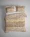 Heckettlane Foster Dekbedovertrek - Lits-jumeaux - Katoensatijn - 260x200-220cm - Beige