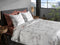 Heckettlane Francine Dekbedovertrek - 100% Katoen-Satijn - 240x220 - Wit
