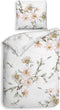 Heckettlane Francine Dekbedovertrek - 100% Katoen-Satijn - 240x220 - Wit