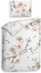 Heckettlane Francine Dekbedovertrek - 100% Katoen-Satijn - 200x220-NL-BE - Wit