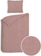 Heckettlane Franela Dekbedovertrek - Eenpersoons - Flanel - 140x200-220cm - Roze