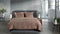 Heckettlane Franela Dekbedovertrek - Eenpersoons - Flanel - 140x200-220cm - Taupe