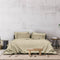 Heckettlane Franela Dekbedovertrek - Eenpersoons - Flanel - 140x200-220cm - Natural