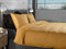 Heckettlane Franela Dekbedovertrek - Eenpersoons - Flanel - 140x200-220cm - Goud