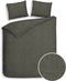 Heckettlane Franela Dekbedovertrek - Eenpersoons - Flanel - 140x200-220cm - Grijs