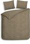 Heckettlane Franela Dekbedovertrek - Lits-jumeaux - Flanel - 240x200-220cm - Taupe