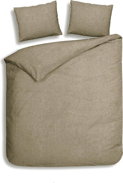 Heckettlane Franela Dekbedovertrek - Lits-jumeaux - Flanel - 240x200-220cm - Natural