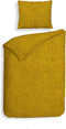Heckettlane Franela Dekbedovertrek - Lits-jumeaux - Flanel - 260x200-220cm - Goud