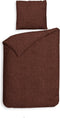 Heckettlane Franela Dekbedovertrek - Lits-jumeaux - Flanel - 240x200-220cm - Bruin