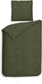 Heckettlane Franela Dekbedovertrek - Lits-jumeaux - Flanel - 240x200-220cm - Groen