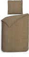 Heckettlane Franela Dekbedovertrek - Lits-jumeaux - Flanel - 240x200-220cm - Taupe