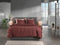 Heckettlane Franela Dekbedovertrek - Lits-jumeaux - Flanel - 240x200-220cm - Bruin