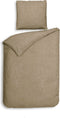 Heckettlane Franela Dekbedovertrek - Lits-jumeaux - Flanel - 240x200-220cm - Natural