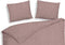 Heckettlane Franela Dekbedovertrek - Lits-jumeaux - Flanel - 240x200-220cm - Roze