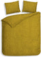 Heckettlane Franela Dekbedovertrek - Lits-jumeaux - Flanel - 260x200-220cm - Goud