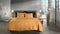Heckettlane Franela Dekbedovertrek - Tweepersoons - Flanel - 200x200-220cm - Goud