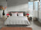 Heckettlane Franela Dekbedovertrek - Tweepersoons - Flanel - 200x200-220cm - Grijs