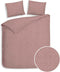Heckettlane Franela Dekbedovertrek - Tweepersoons - Flanel - 200x200-220cm - Roze