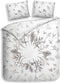 Heckettlane Fresia Dekbedovertrek - Eenpersoons - Katoen - 140x200-220cm - Wit