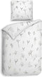 Heckettlane Fresia Dekbedovertrek - Eenpersoons - Katoen - 140x200-220cm - Wit