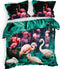 Heckettlane Goran Dekbedovertrek - Eenpersoons - Katoensatijn - 140x200-220cm - Groen