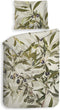 Heckettlane Granetta Dekbedovertrek - Eenpersoons - Katoensatijn - 140x200-220cm - Groen
