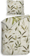 Heckettlane Granetta Dekbedovertrek - Eenpersoons - Katoensatijn - 140x200-220cm - Groen