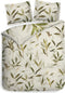 Heckettlane Granetta Dekbedovertrek - Eenpersoons - Katoensatijn - 140x200-220cm - Groen