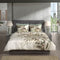Heckettlane Granetta Dekbedovertrek - Lits-jumeaux - Katoensatijn - 240x200-220cm - Groen