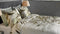Heckettlane Granetta Dekbedovertrek - Lits-jumeaux - Katoensatijn - 260x200-220cm - Groen