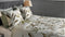 Heckettlane Granetta Dekbedovertrek - Lits-jumeaux - Katoensatijn - 260x200-220cm - Groen