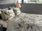 Heckettlane Granetta Dekbedovertrek - Lits-jumeaux - Katoensatijn - 260x200-220cm - Groen