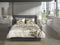Heckettlane Granetta Dekbedovertrek - Tweepersoons - Katoensatijn - 200x200-220cm - Groen
